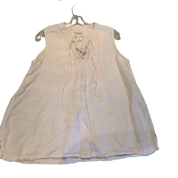 Cynthia Rowley Linen Tank Top - Picture 6 of 8